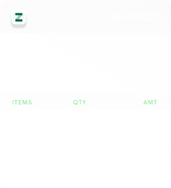 Preview of an invoice | Zoho Billing