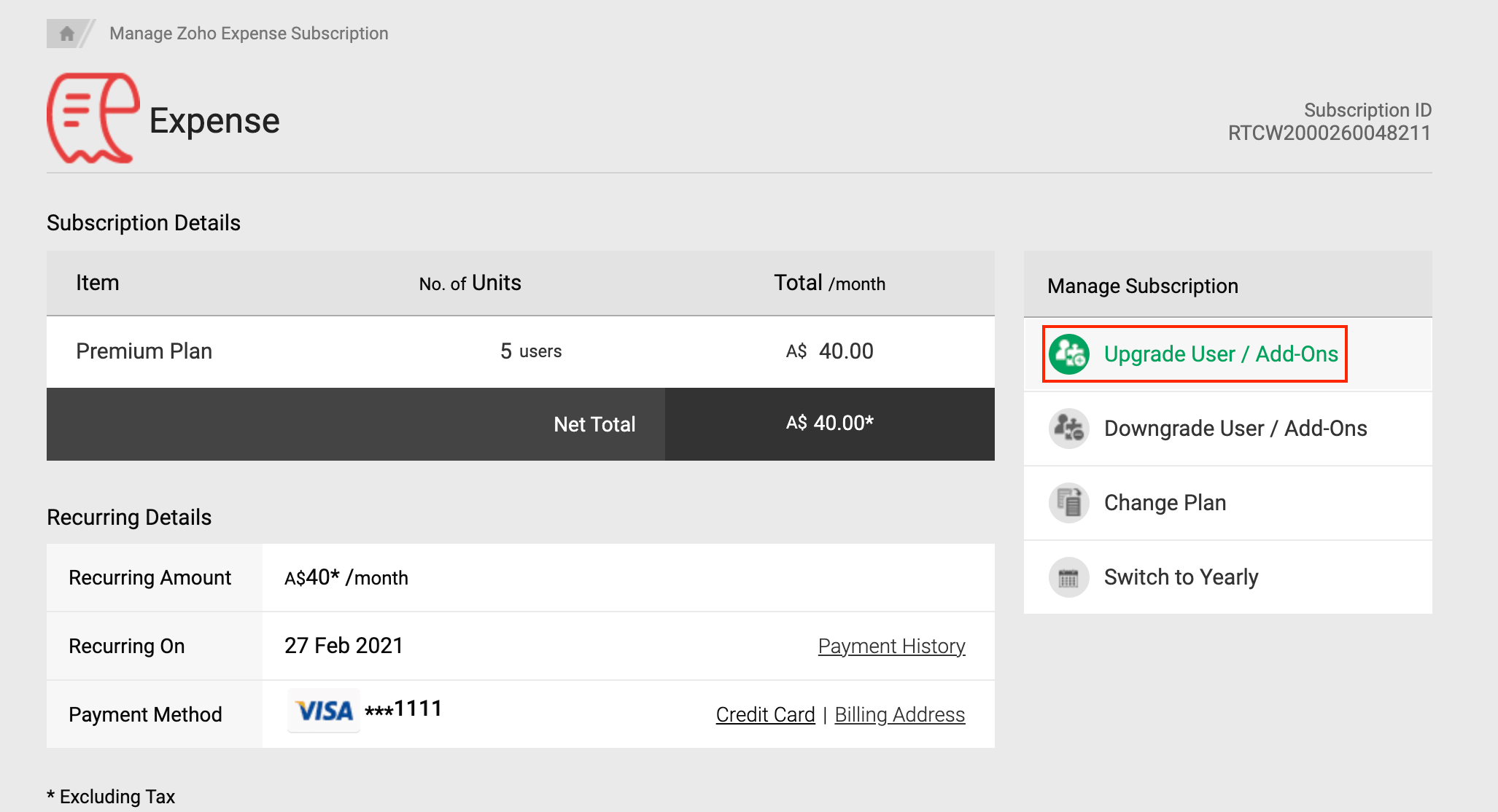 Subscribe or Unsubscribe Users