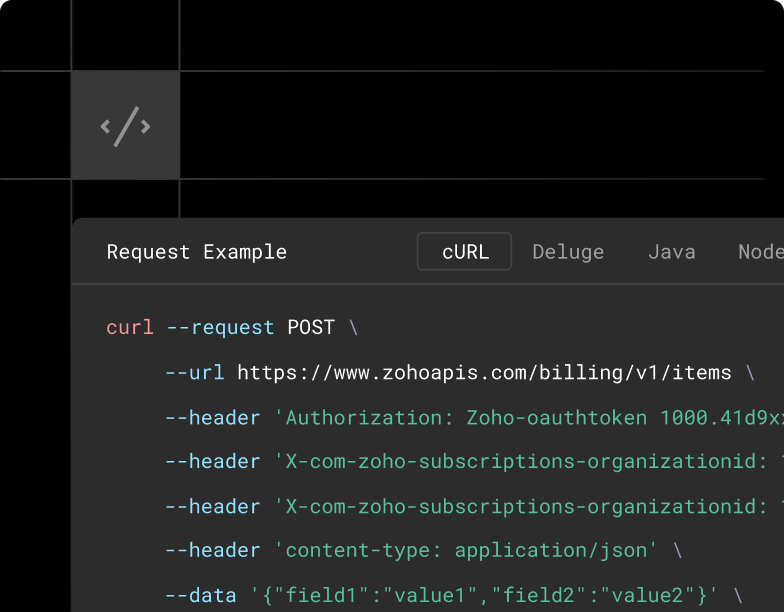 Robust extensible platform | Zoho Billing for enterprises