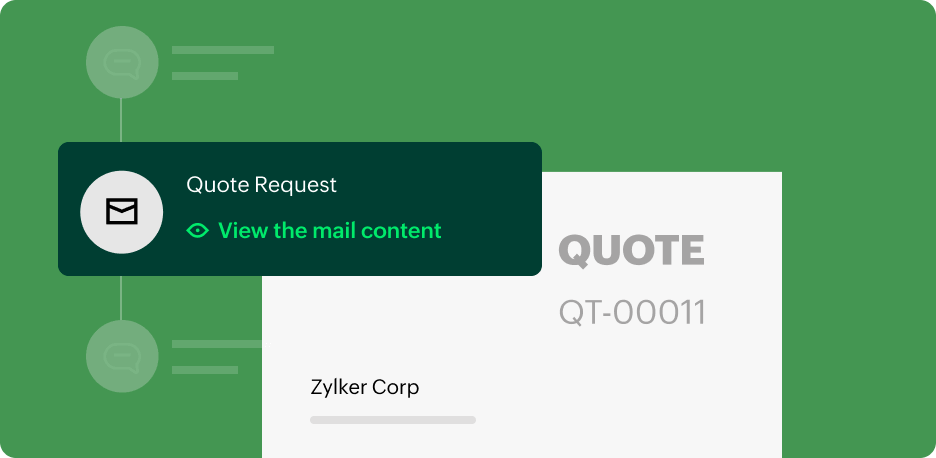 Email attached to transaction document  | Zoho Billing