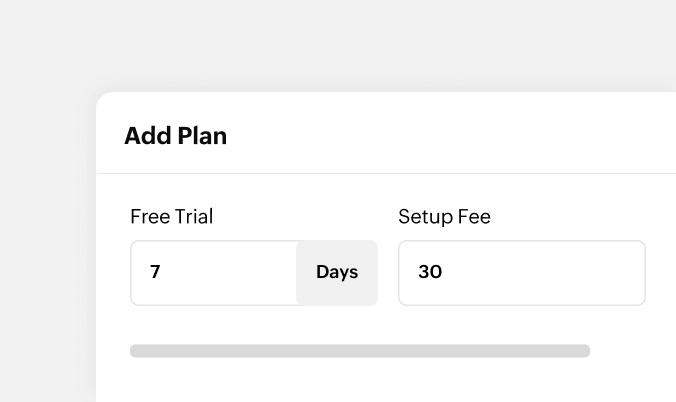 Include setup fees | Zoho Billing