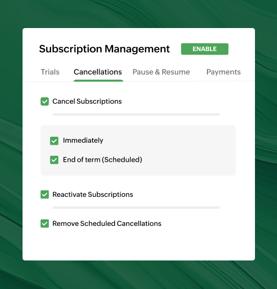 Automate and manage your viewers' lifecycle | Zoho Billing