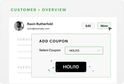 Offer and manage coupons and discounts with ease Zoho Billing