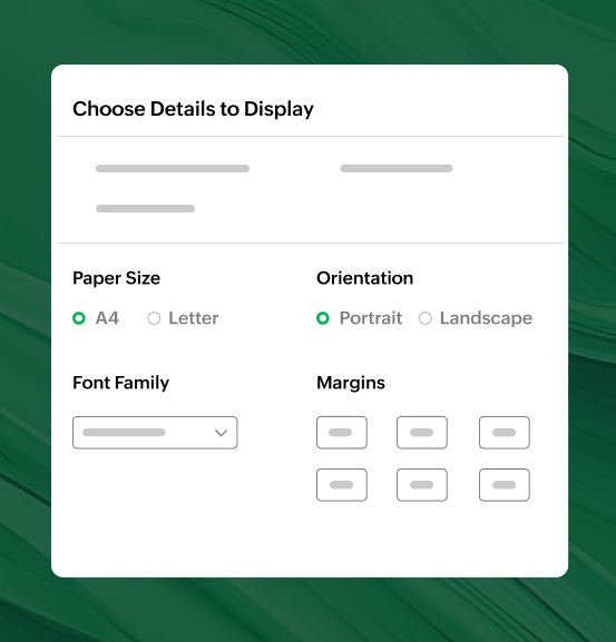 Customize reports for better understanding of your business' performance | Zoho Billing