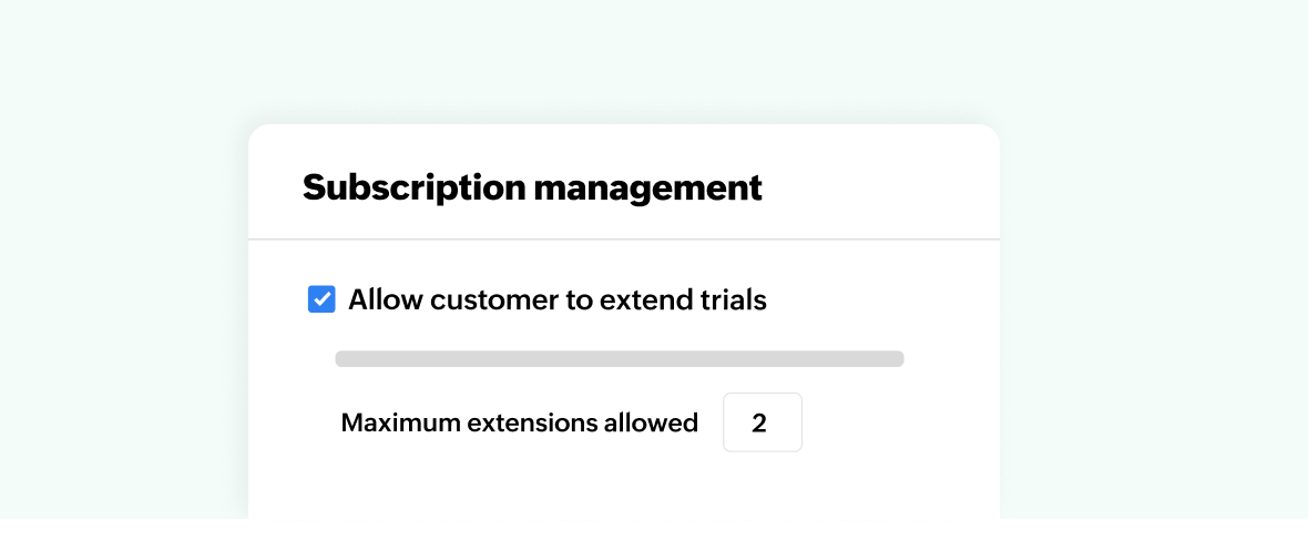 simplified trial management | Zoho Billing simplified trial management | Zoho Billing