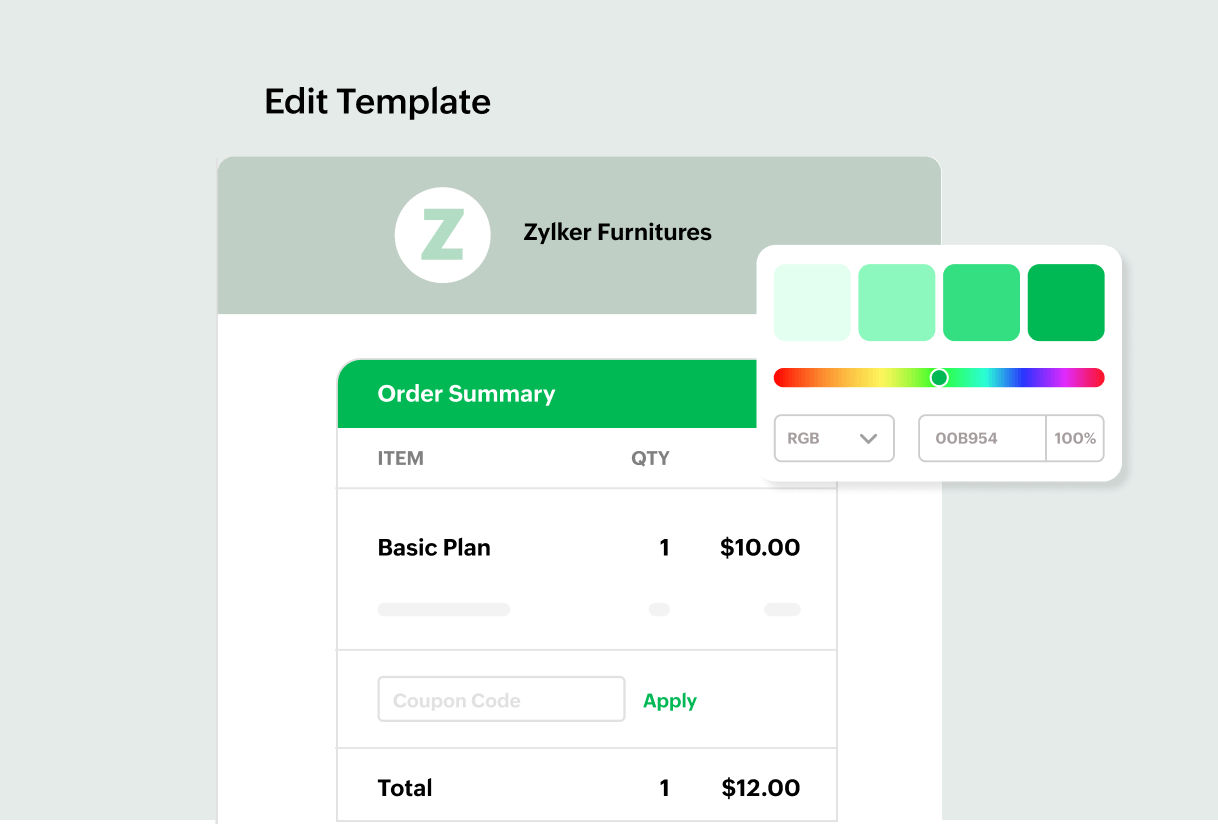Hosted payment pages to get paid faster without compromising on security | Zoho Billing Hosted payment pages to get paid faster without compromising on security | Zoho Billing