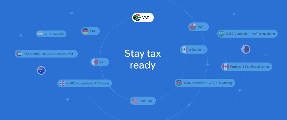Zoho Books for tracking tax