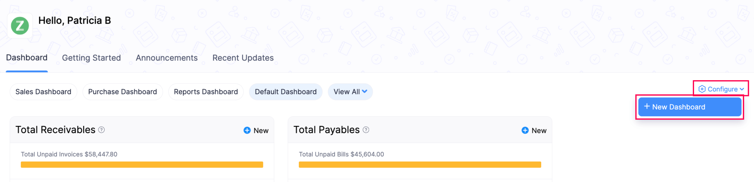 Crear Tablero Personalizado