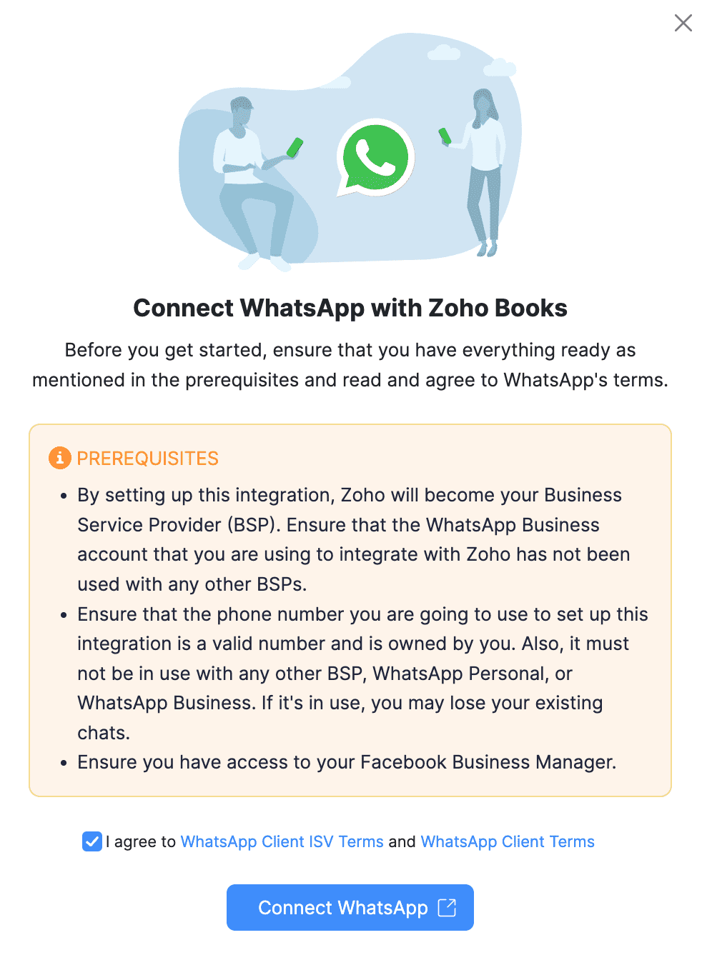 WhatsApp Prerequisites