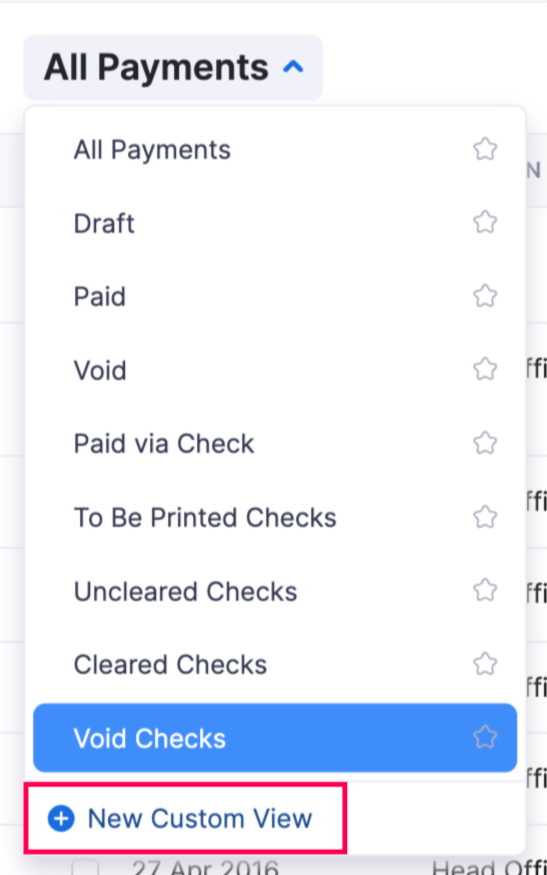 Create a Custom View