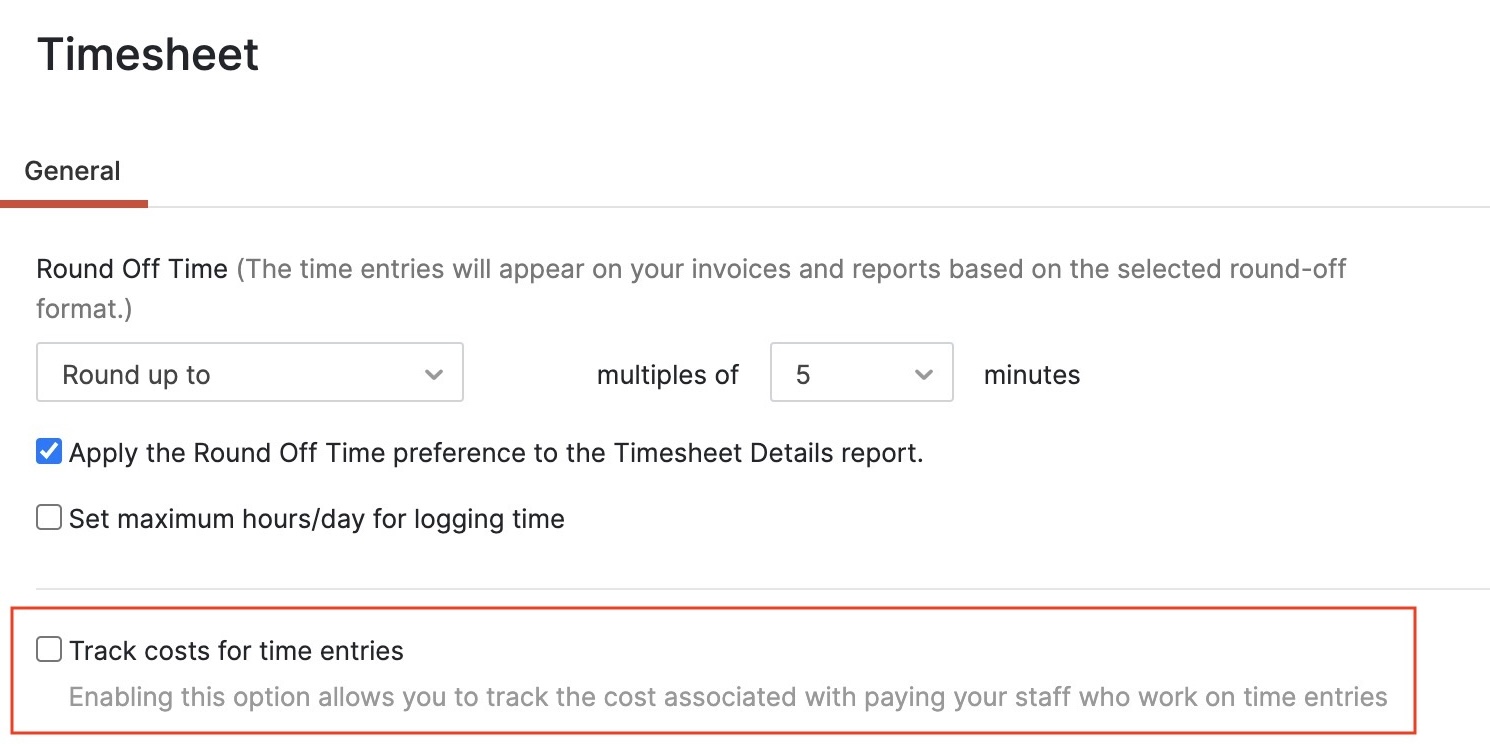 Enable Cost Tracking