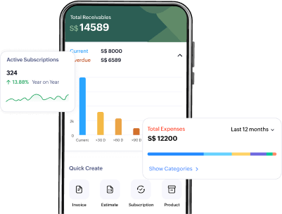 Manage your billing anytime, anywhere using Zoho Billing's mobile apps