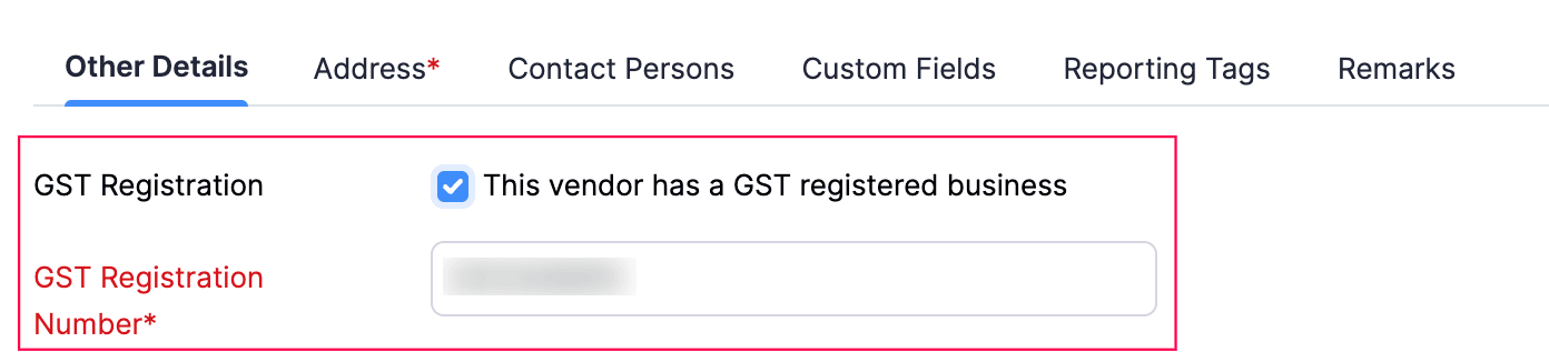 Enable Taxes for Vendor