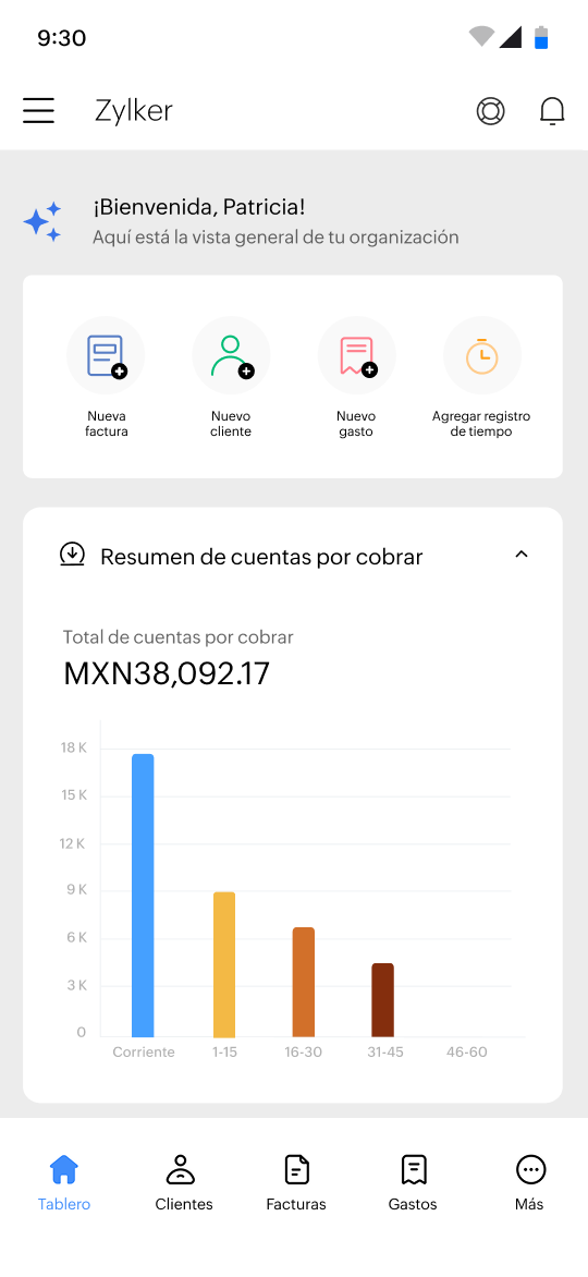 Free invoicing app for mobile: Zoho Invoice
