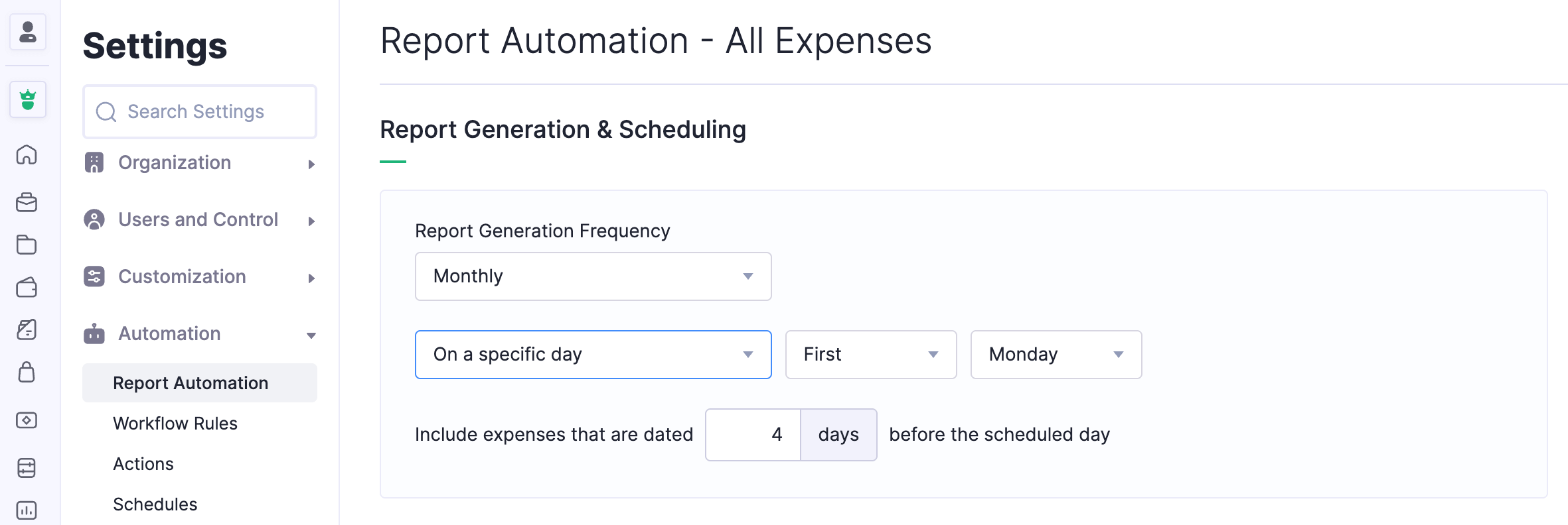 Scheduling Preferences