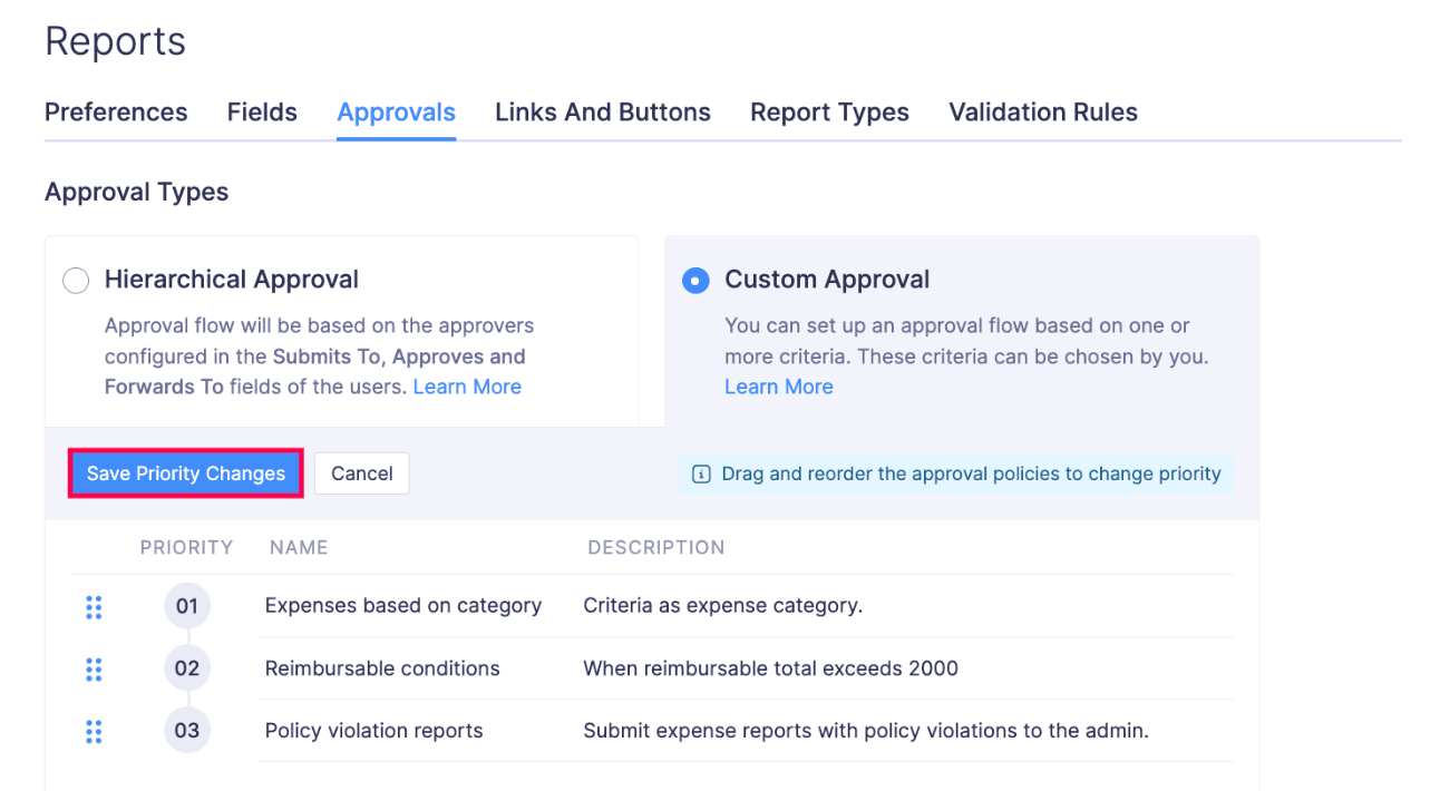 Prioritize Approvals