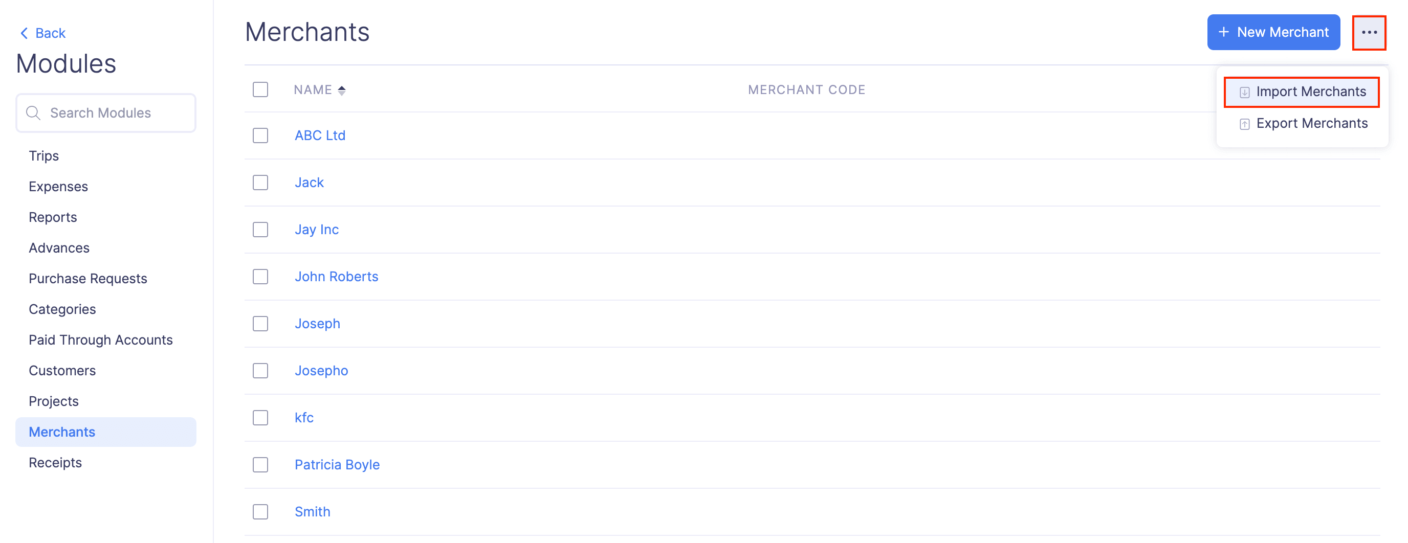Import Merchants