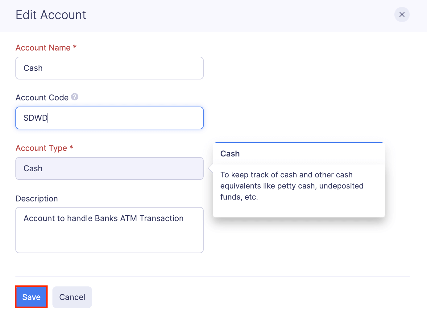 Edit Paid Through Account