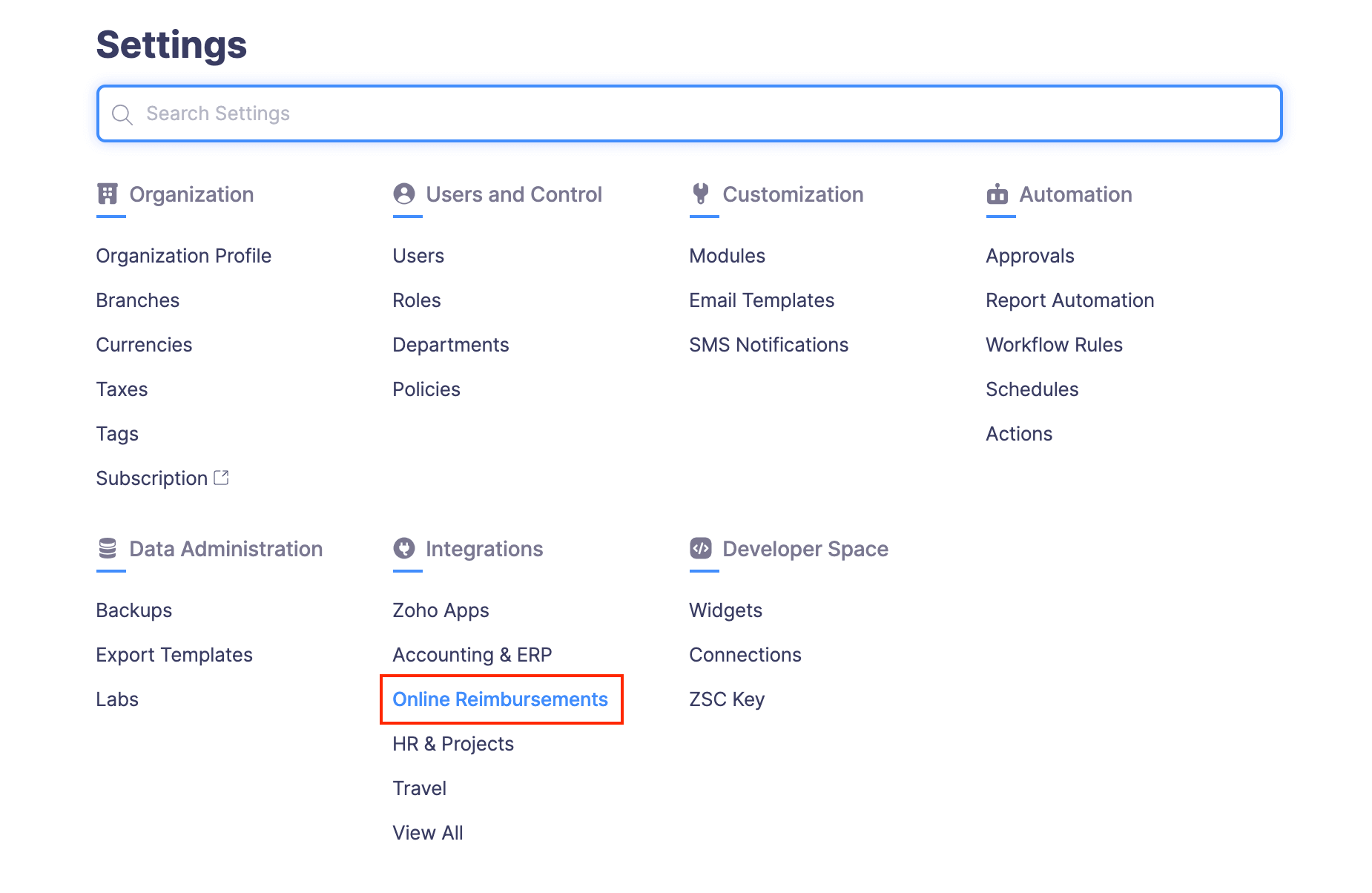 Enable the Integration