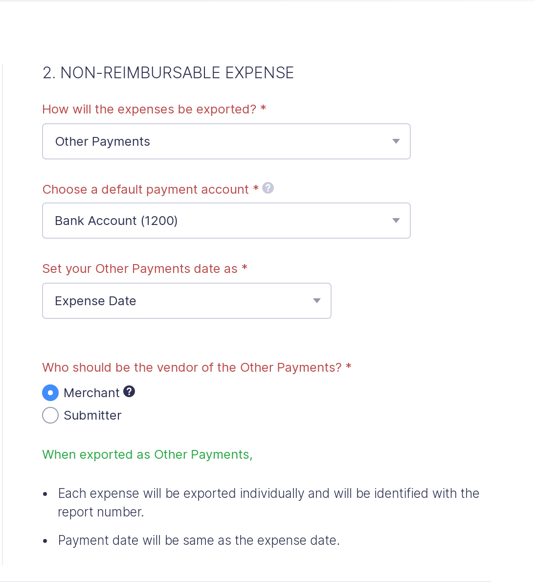 Export to Sage Accounting