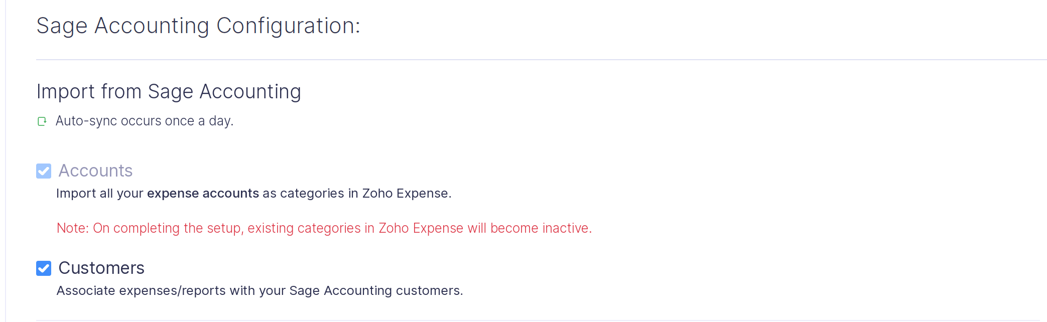 Import from Sage Accounting