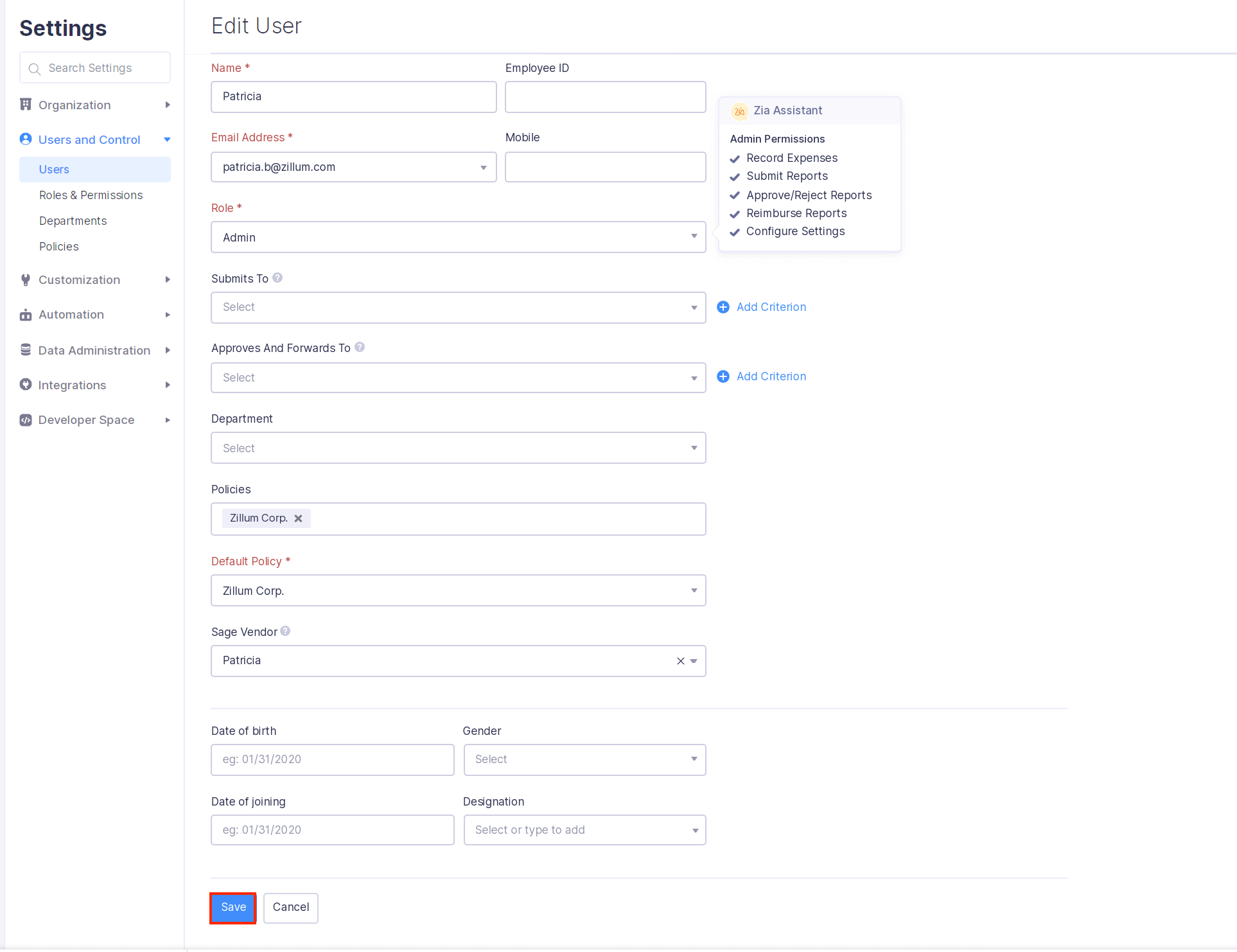 Map Users and Vendors