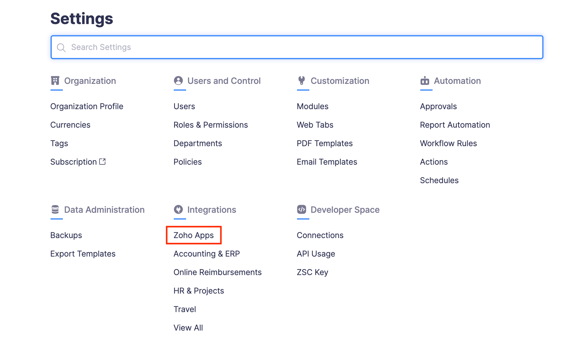 Connect to Zoho Analytics