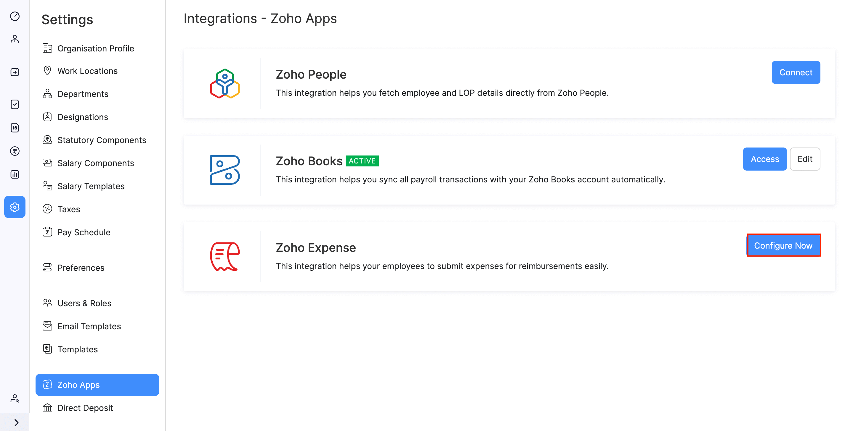 Set up the Integration