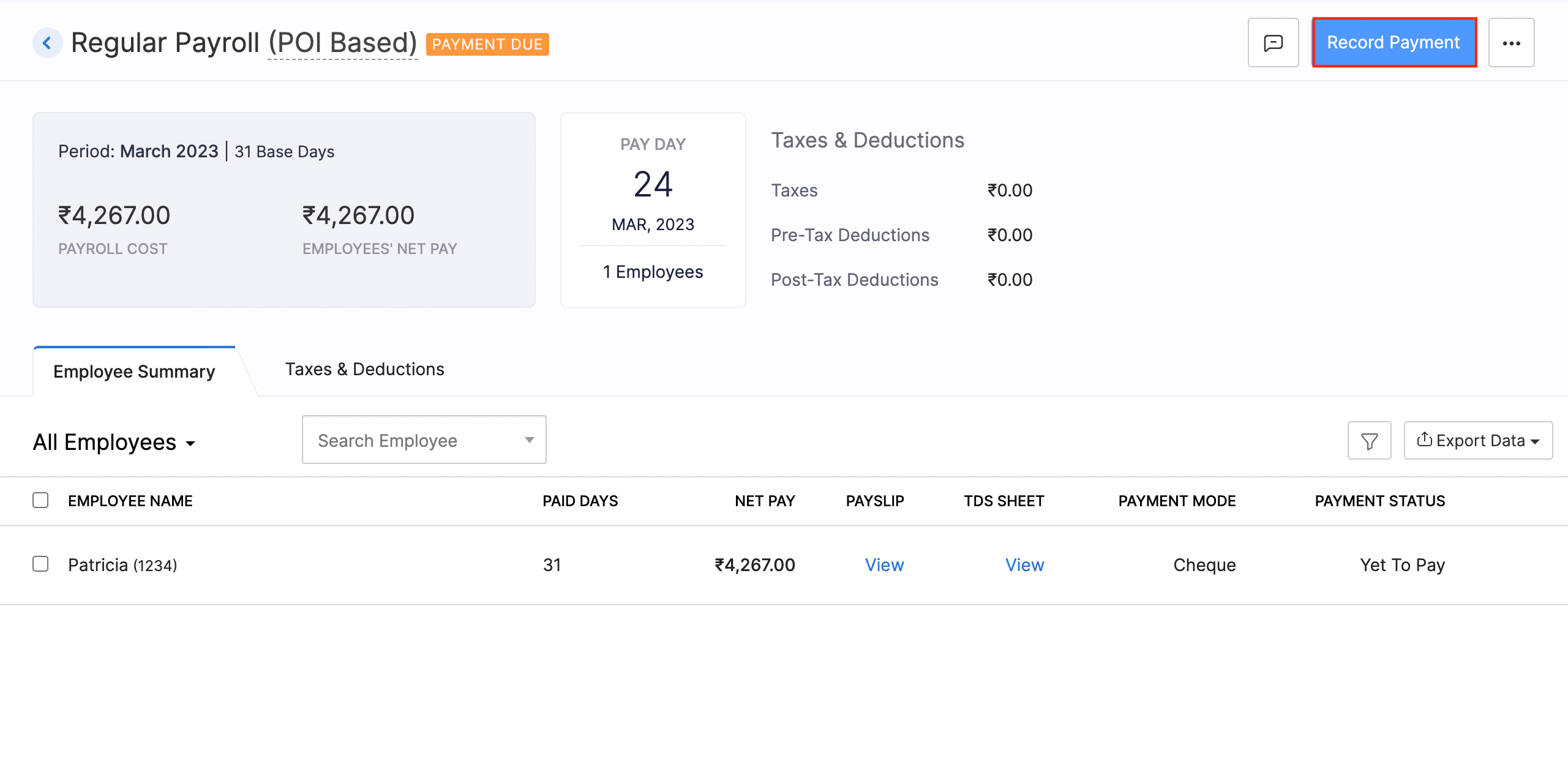Process Reimbursements