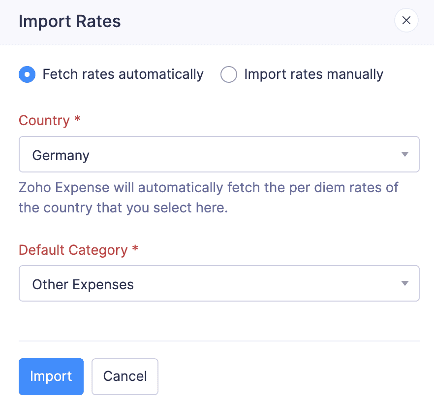 Fetch Rates Automatically