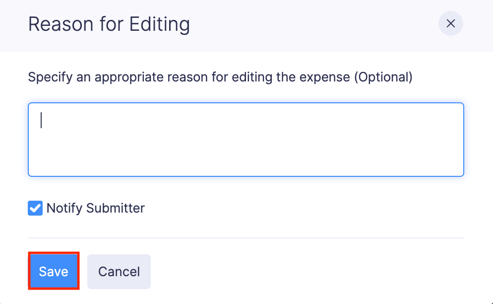 Update the Submitted Reports