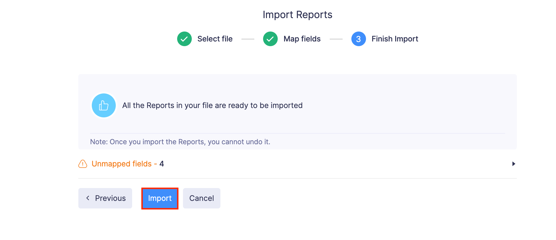 Import Reports