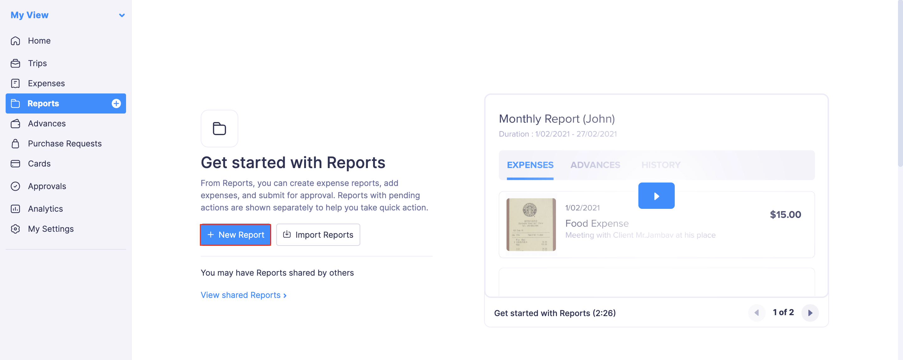 Create a Report