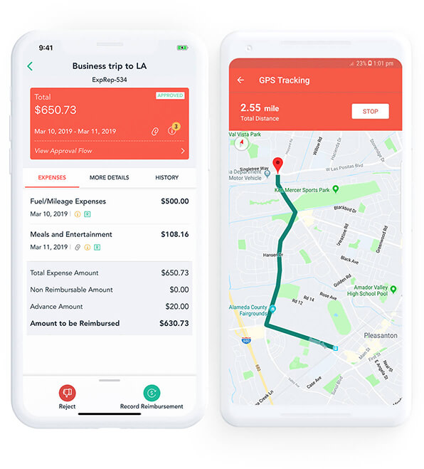Mobile expense report apps - Zoho Expense
