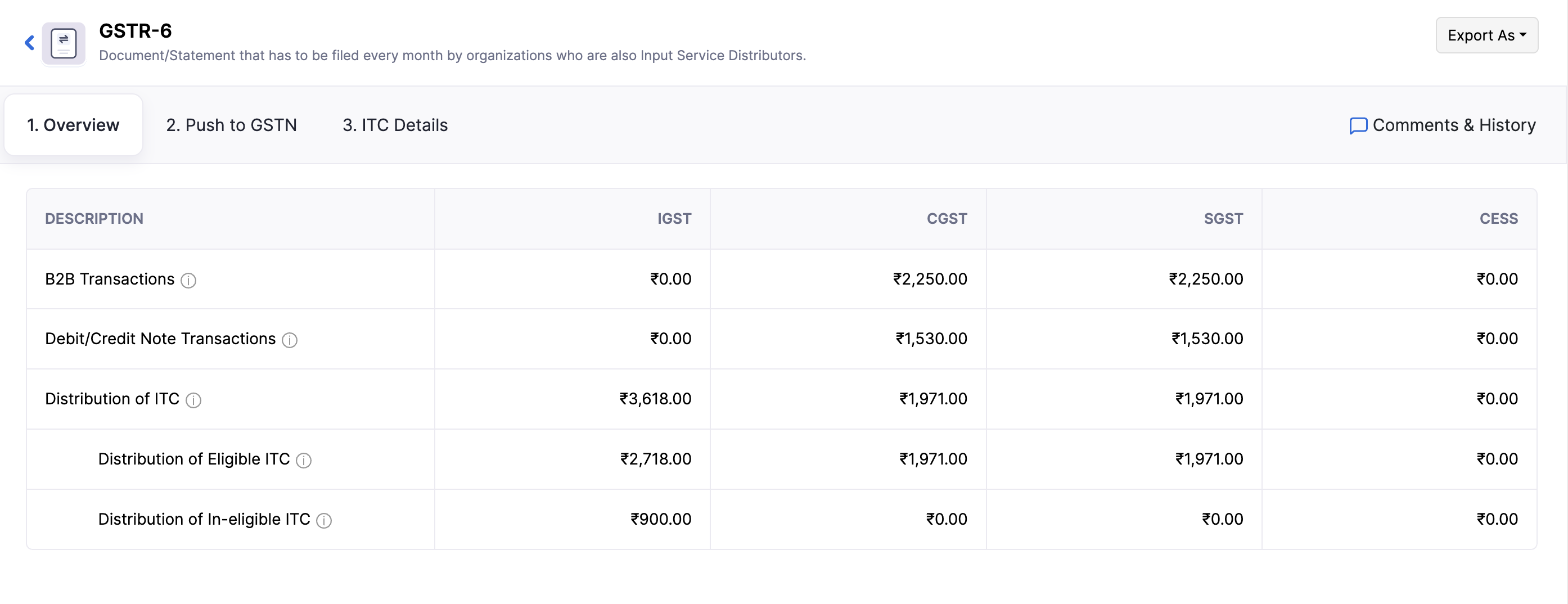 View Transactions to be Filed
