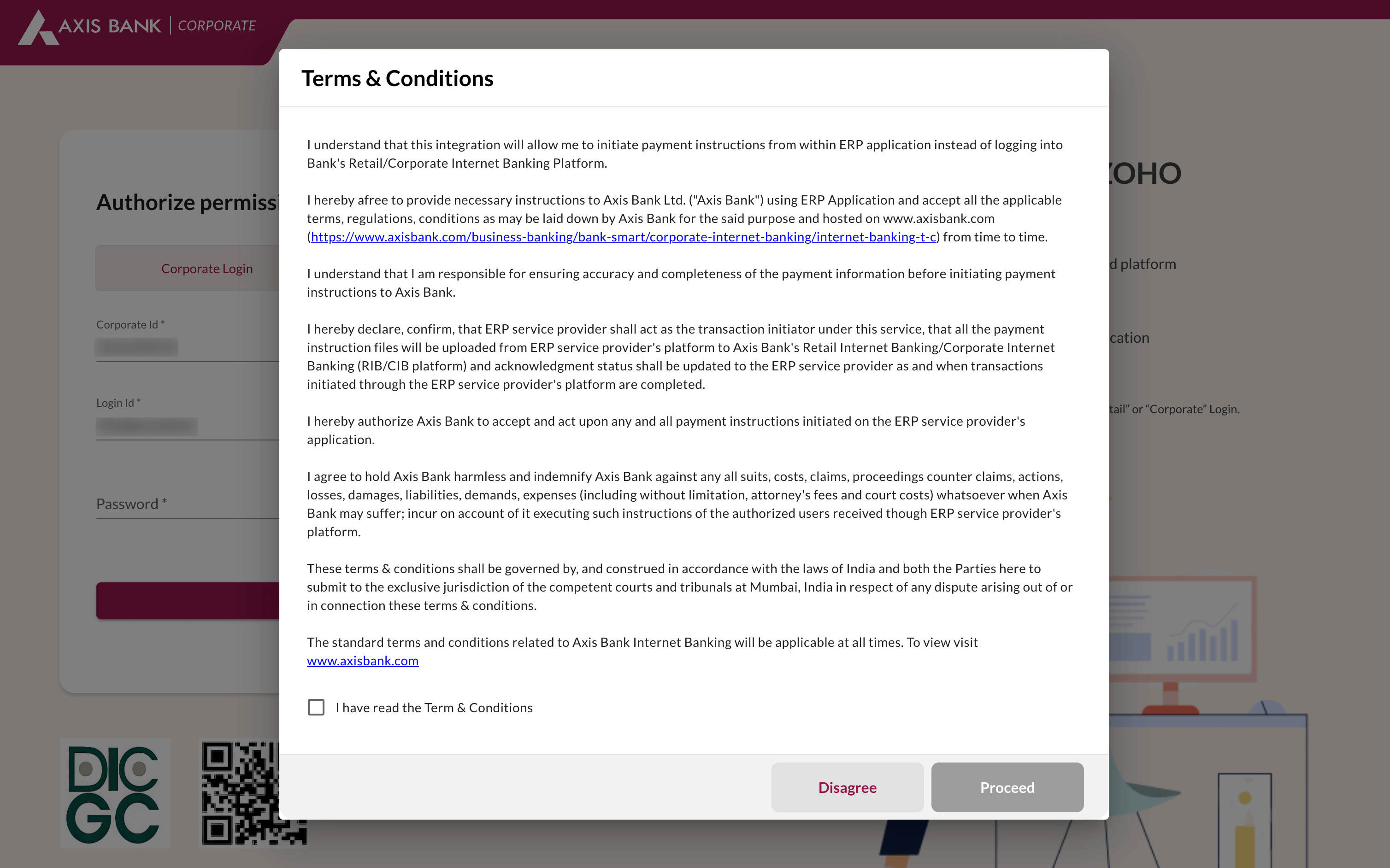 Accept Terms and Conditions