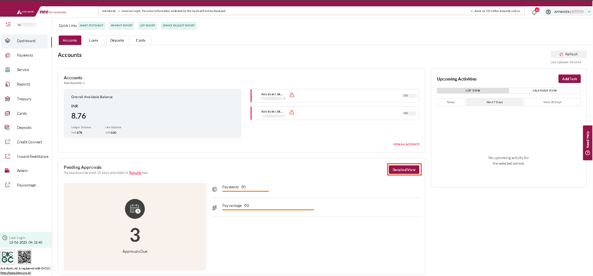 Detailed View Button