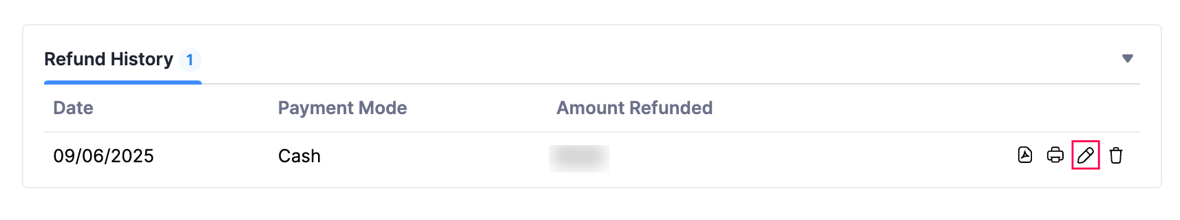 Edit a Refund