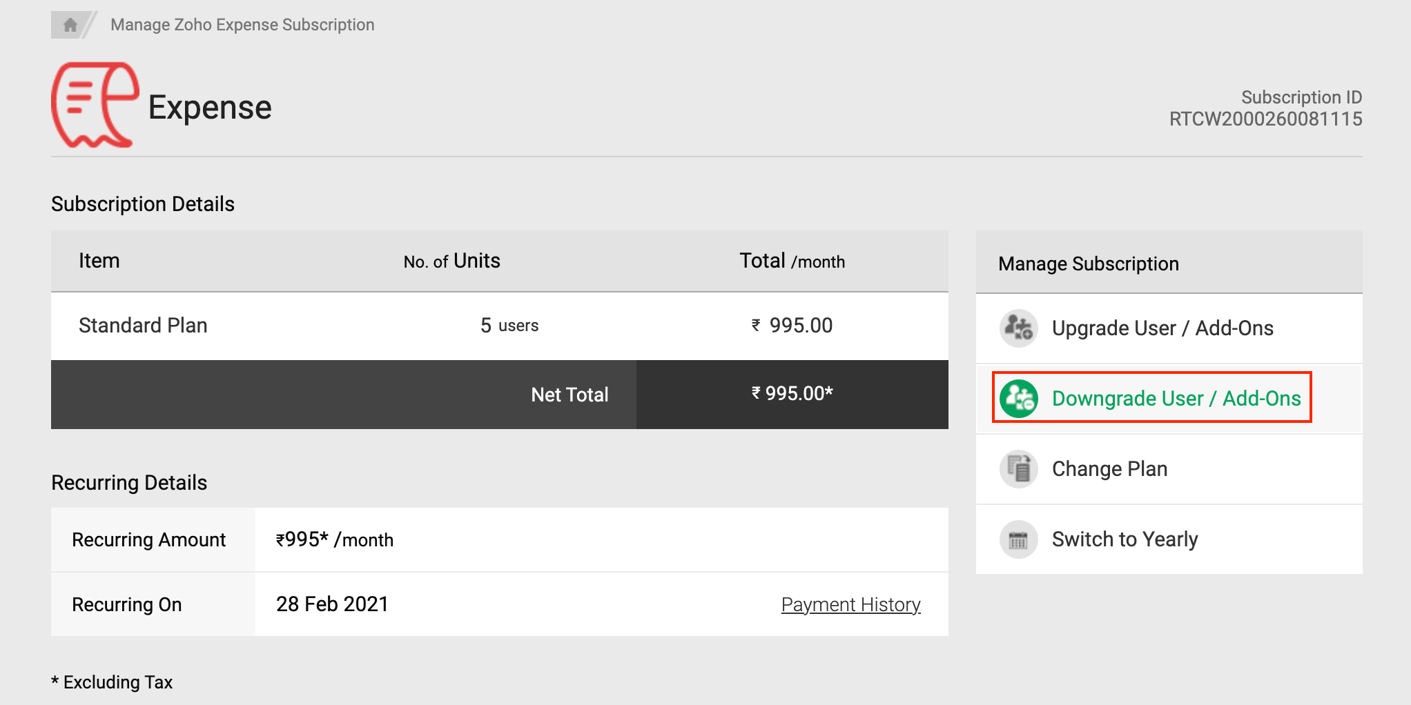 Subscribe or Unsubscribe Users