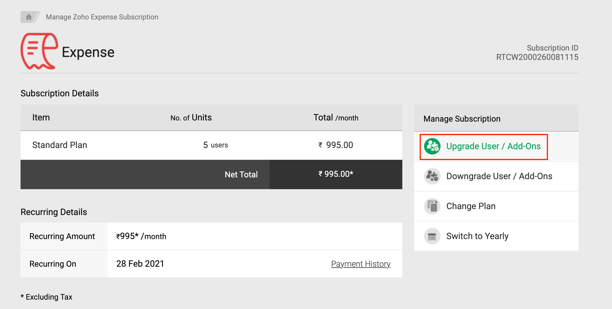 Subscribe or Unsubscribe Users