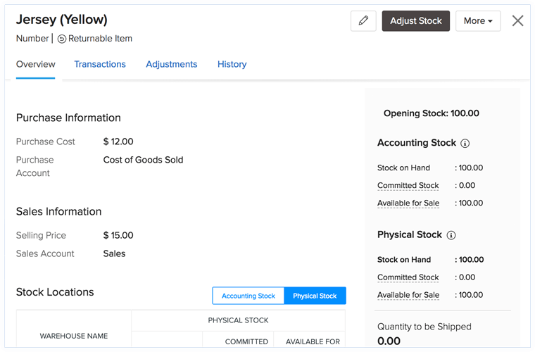Inventory Control in Order Management Software - Zoho Inventory