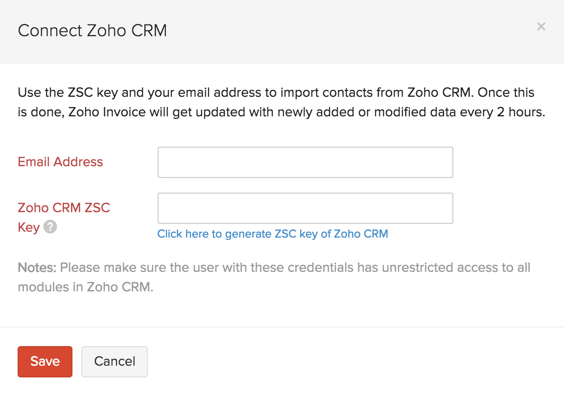 Generating your ZSC key