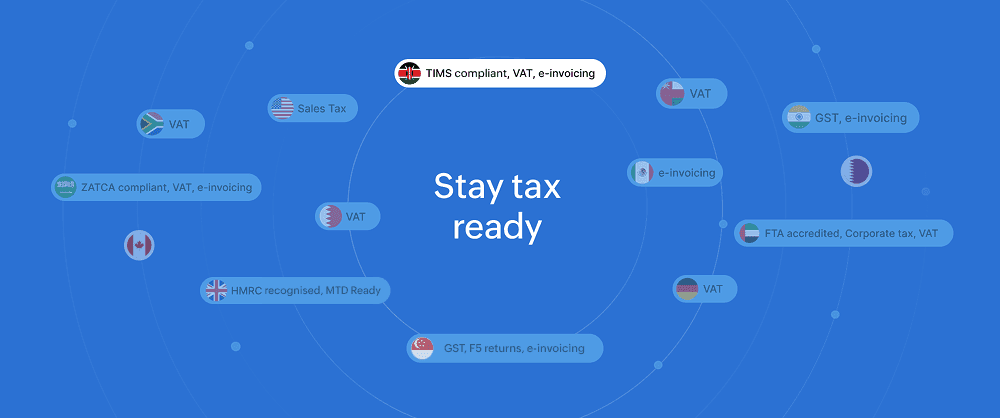 Zoho Books for tracking tax