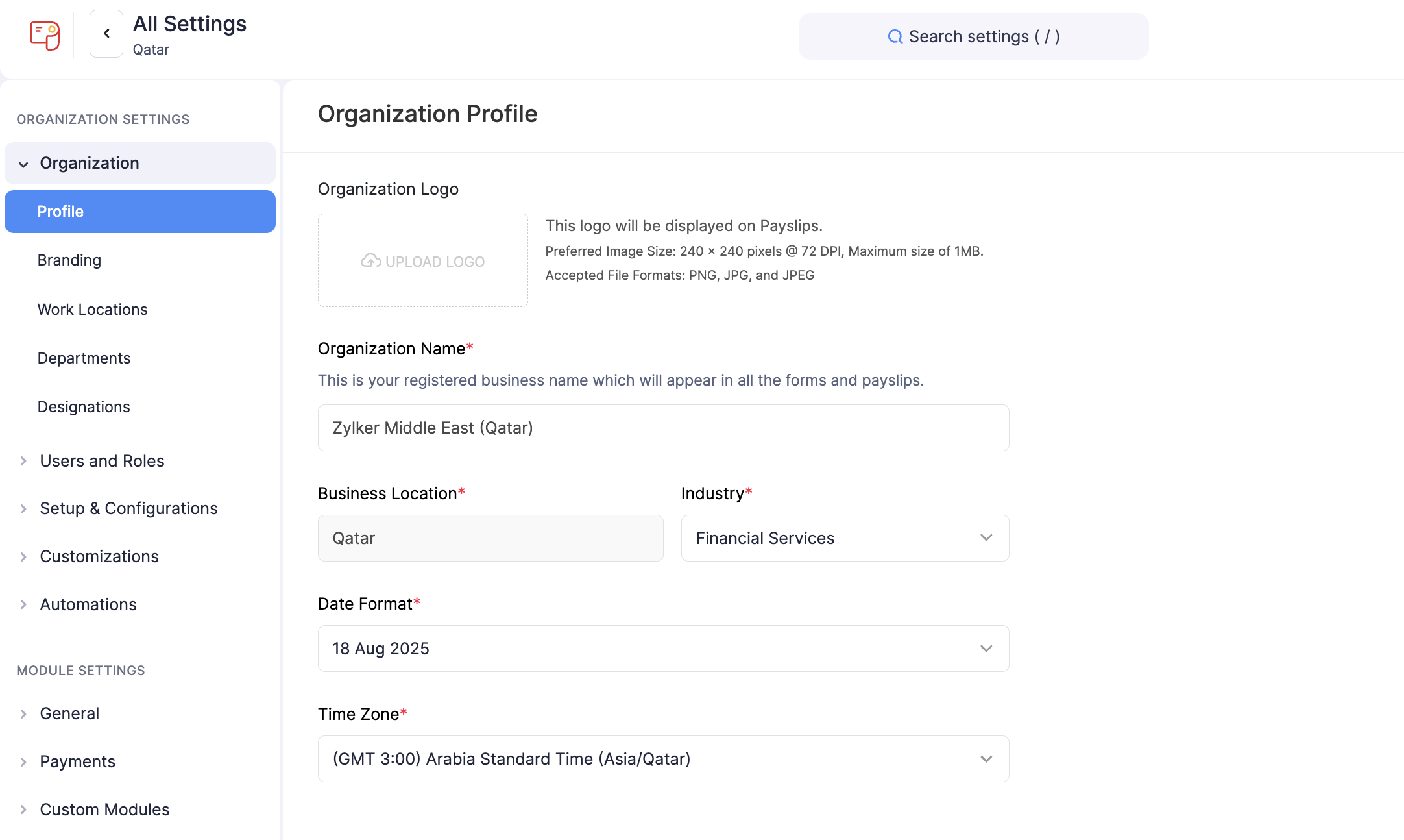 Organisation Profile