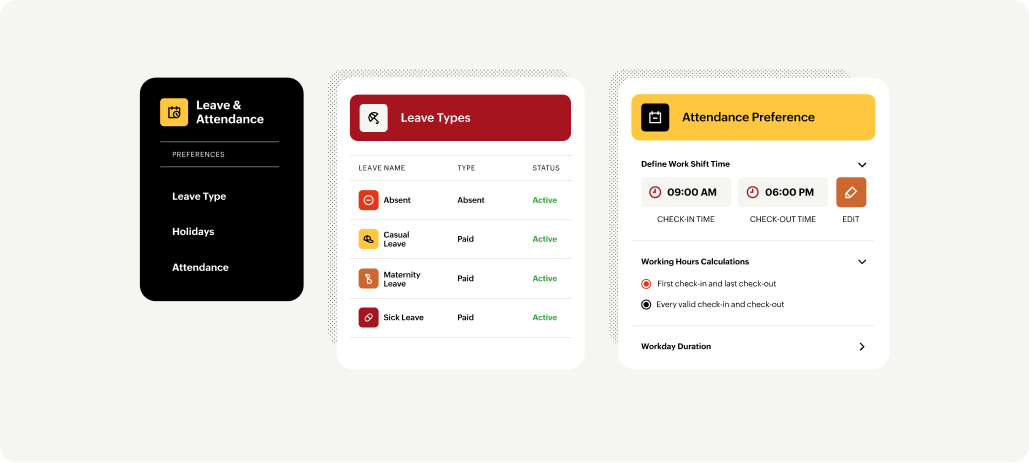 Payroll software with leave and attendance for Qatar businesses