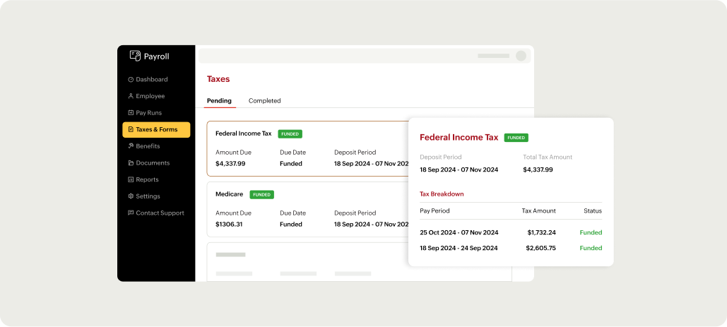 Payroll tax filing software USA