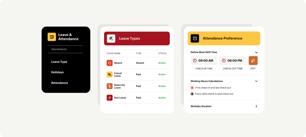Payroll software with leave and attendance for Omani businesses