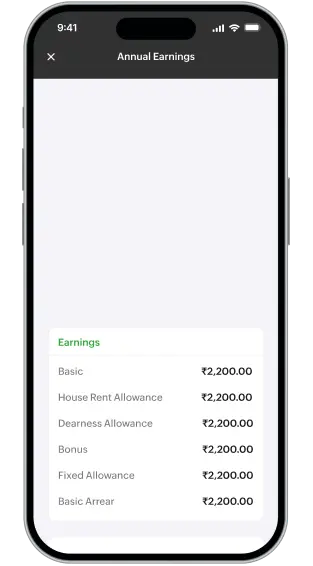 Know about your earning history