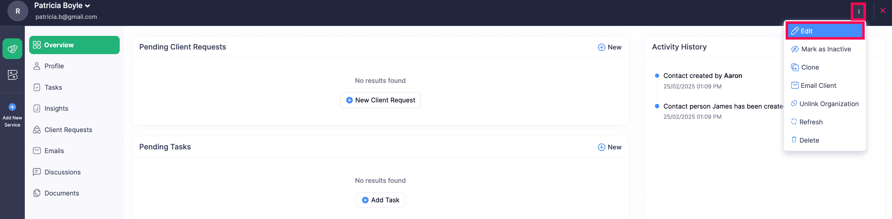 Enable WhatsApp for Client