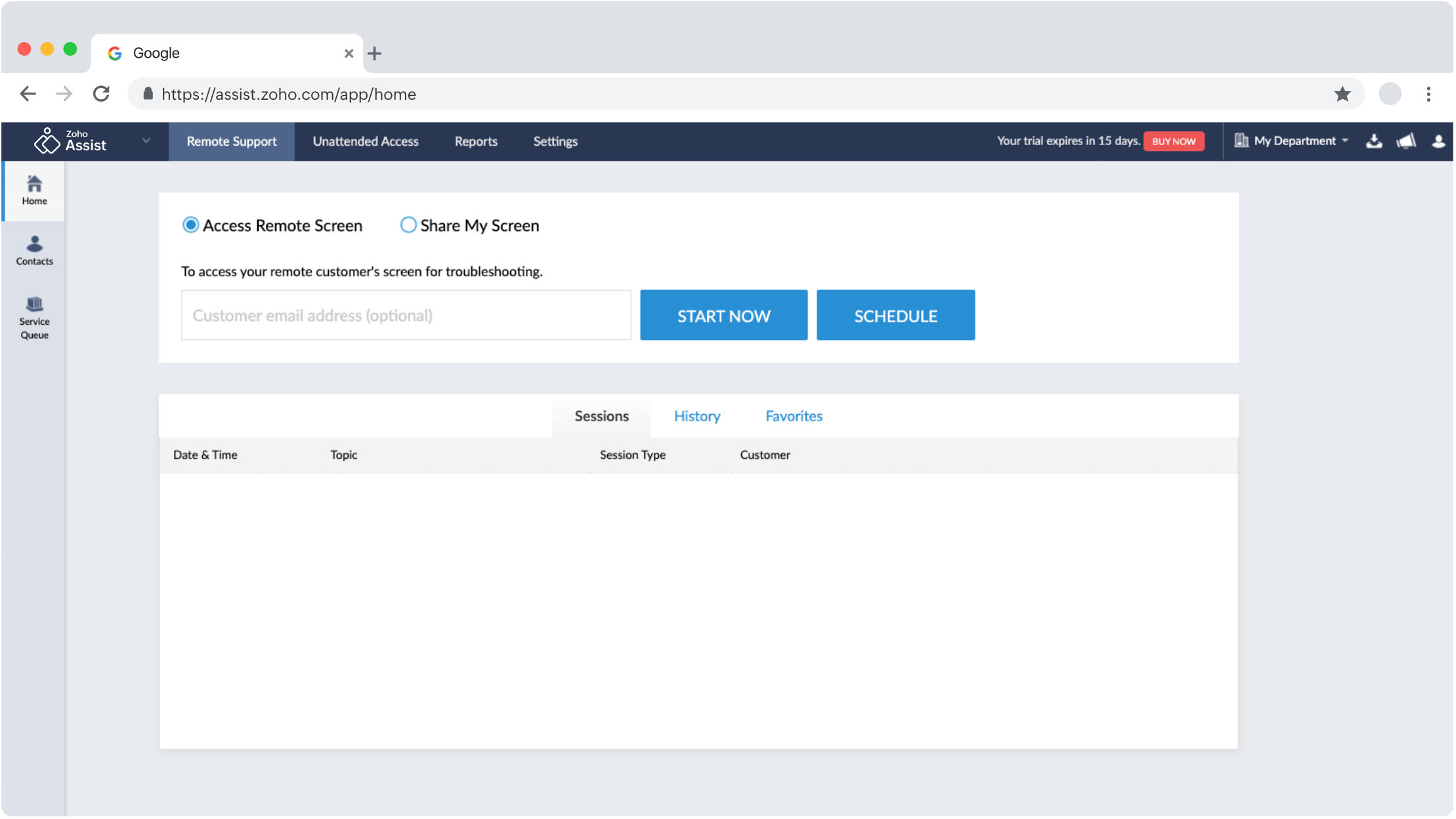 Logiciel de contrôle à distance gratuit - Zoho Assist